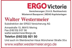 Kontaktdaten von Ergo Versicherungen
